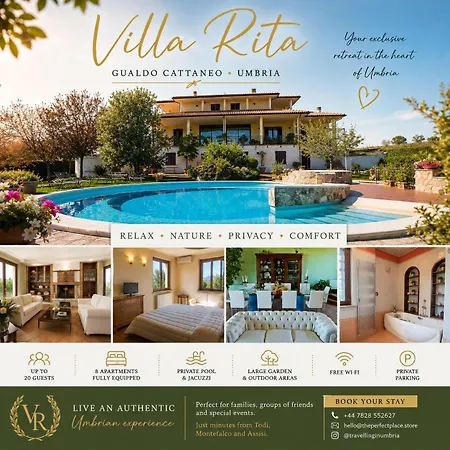 Rita Umbria - Country With Pool Gualdo Cattaneo